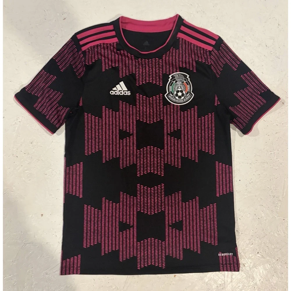 Adidas Mexico National Team 2021/22 Home Kit Soccer Jersey Youth L Mens S
